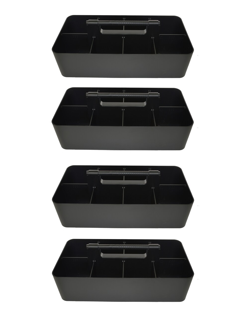 Enjoy Organizer Portable Caddy with Handle – 8-Compartment Storage Bin with Removable Dividers for Office, Crafts, and Home – Made in USA